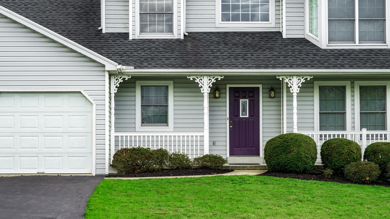 house, suburban house, purple door-4985938.jpg